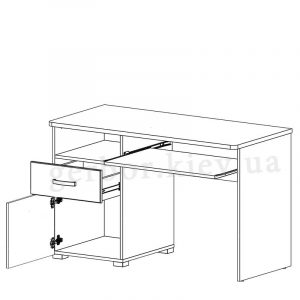 Стол письменный biu 1d1s
